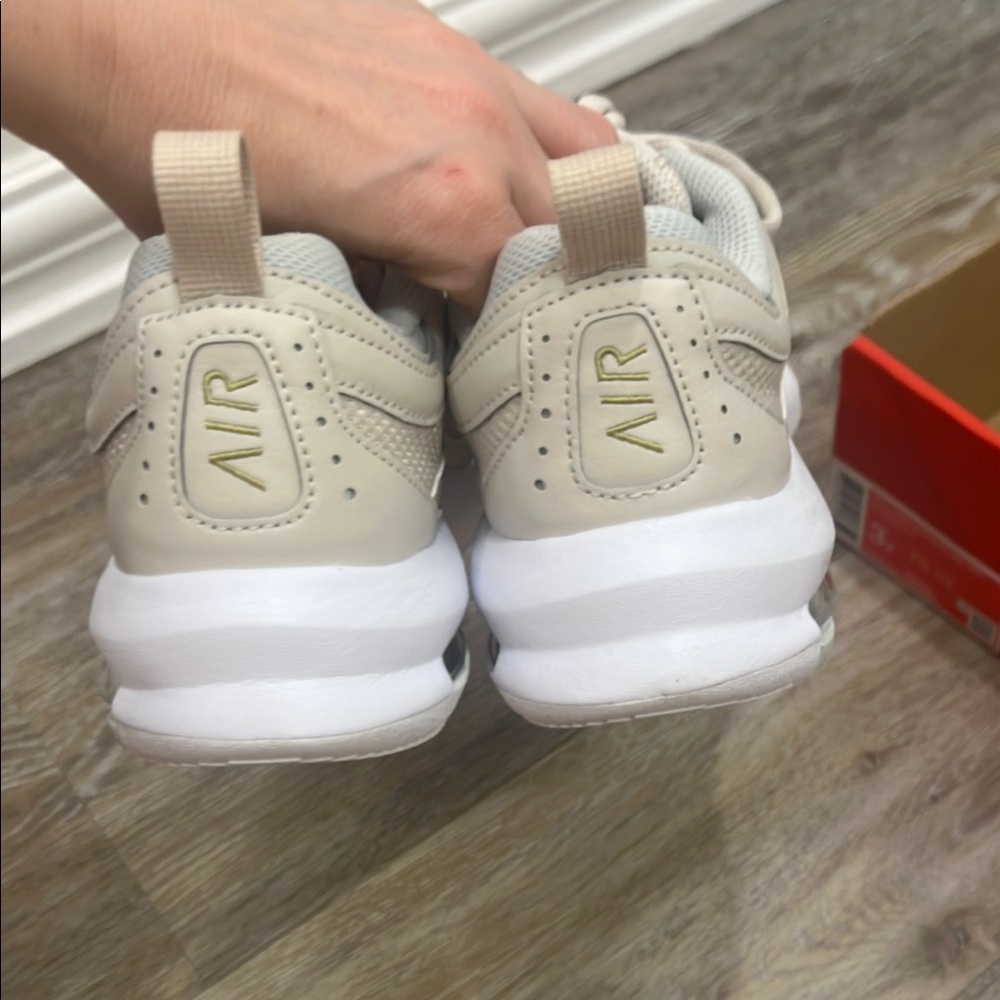 NWT Nike Beige and Gold Air Max Sneakers - Picture 5 of 5